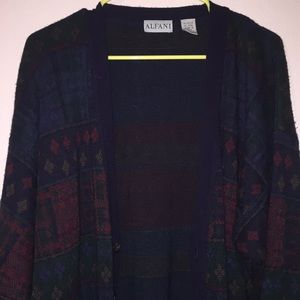 Hipster Wool Cardigan. Sweater-like Material